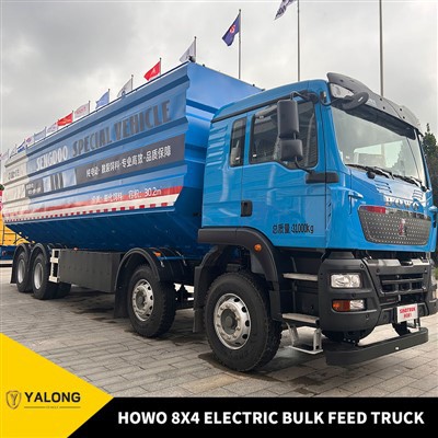 HOWO 8x4 Електрична вантажівка для сипучих кормів